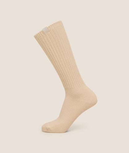 Women's Gymshark Comfy Rest Day Socks Stone Beige