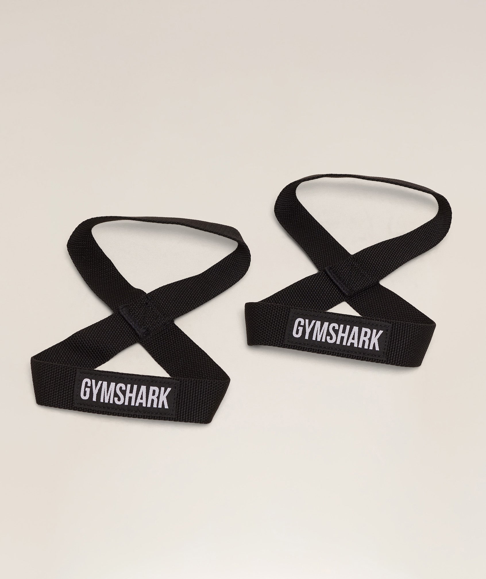 Women's Gymshark Figure 8 Lifting Straps Black