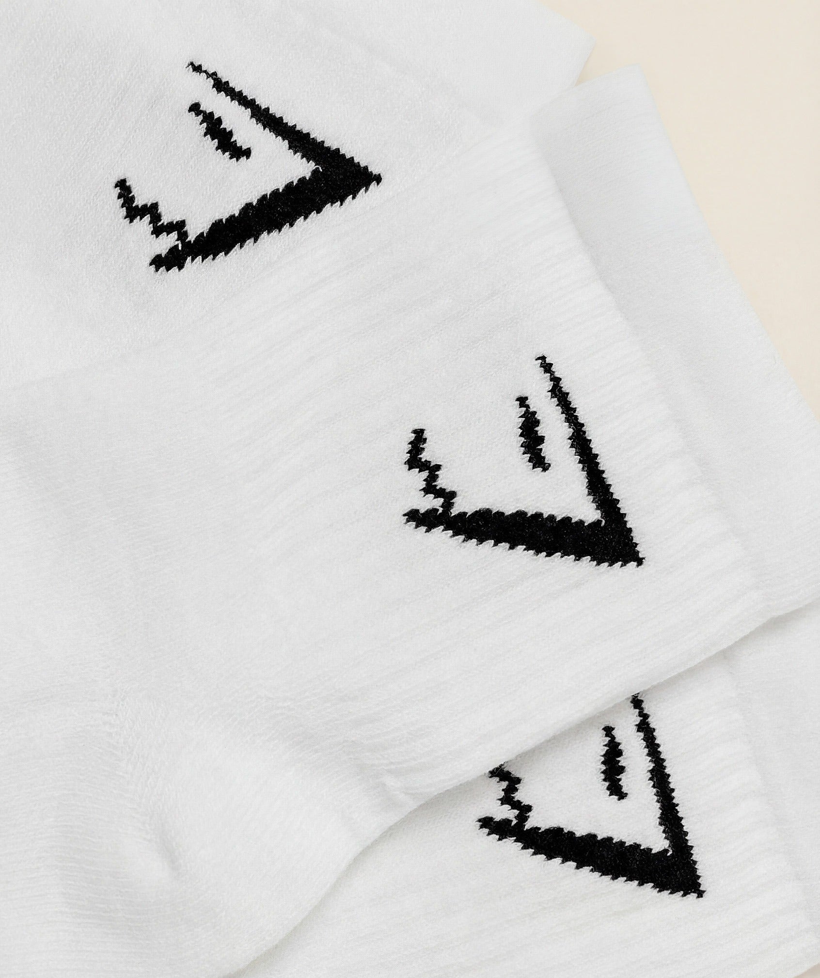 Women's Gymshark Midi Socks 3Pk Gs White