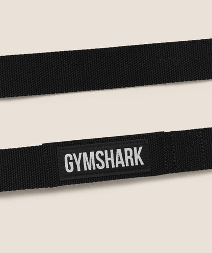 Gymshark Silicone Lifting Straps Black