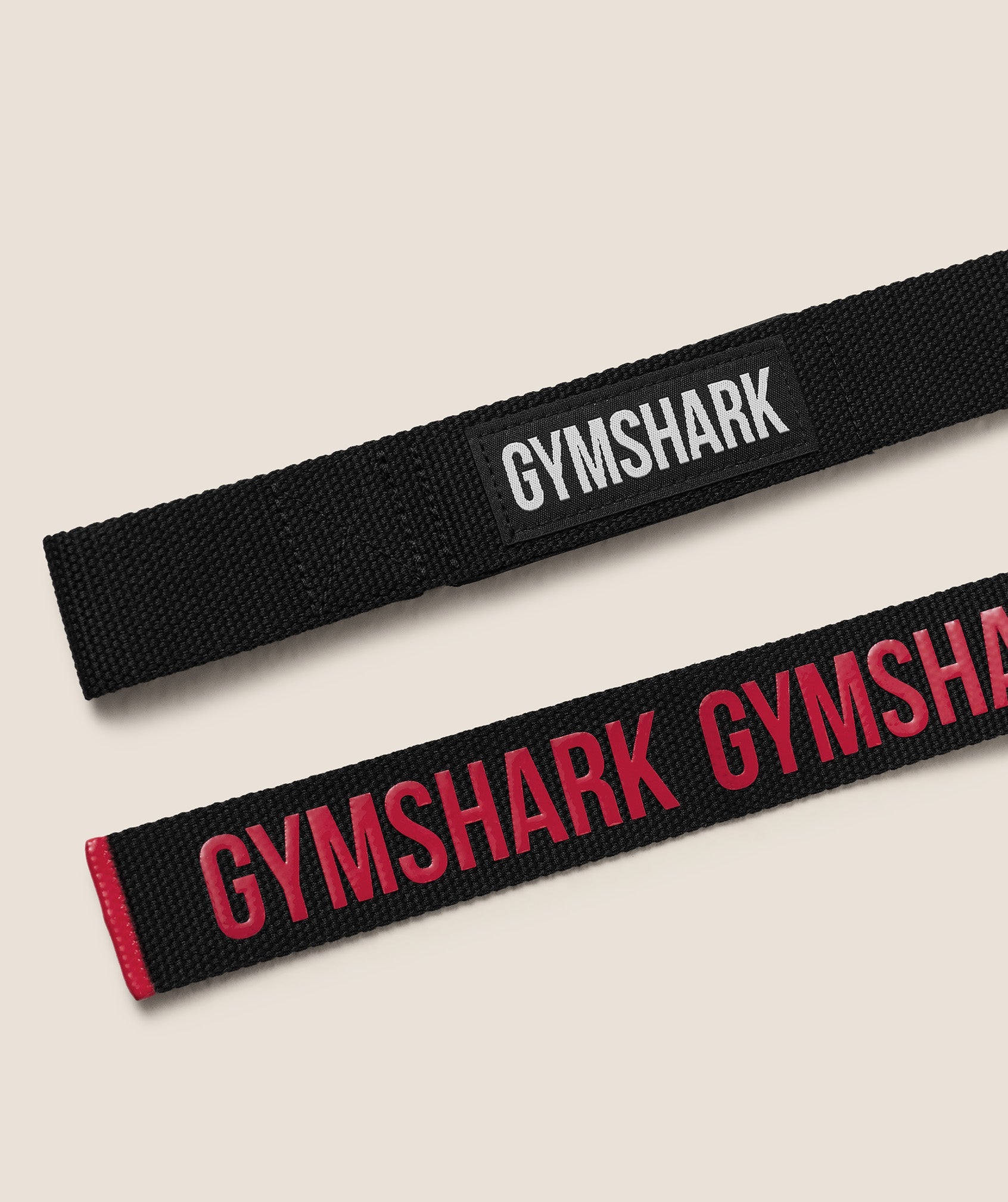 Gymshark Silicone Lifting Straps Black