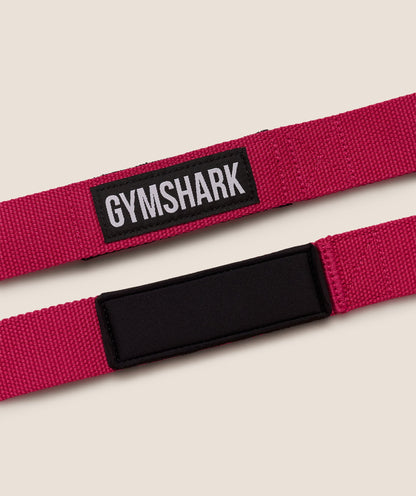 Gymshark Silicone Lifting Straps Build Pink