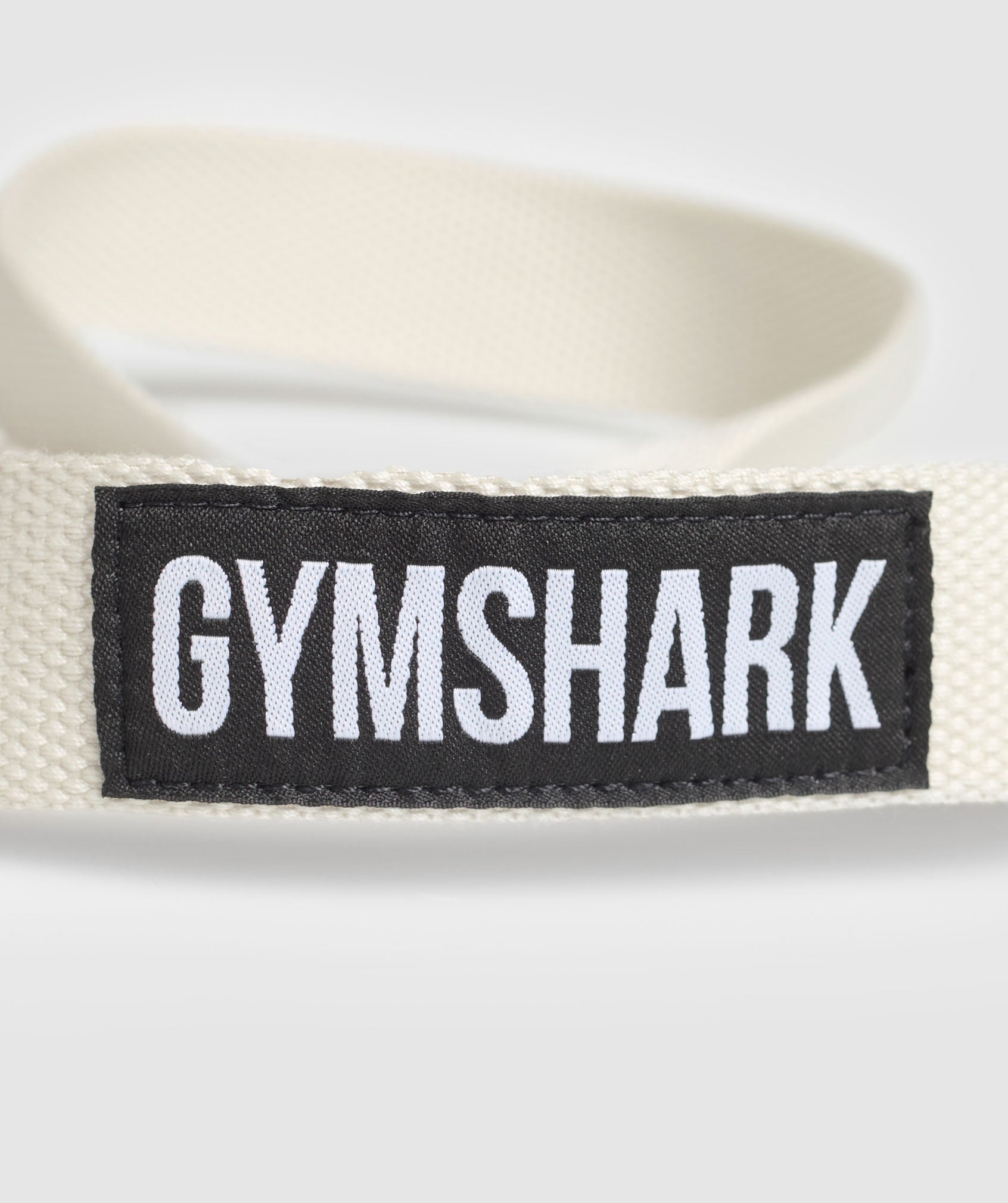 Women's Gymshark Silicone Lifting Straps Oat White