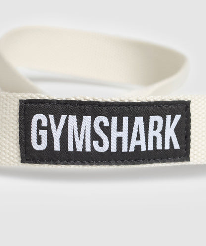 Gymshark Silicone Lifting Straps Oat White