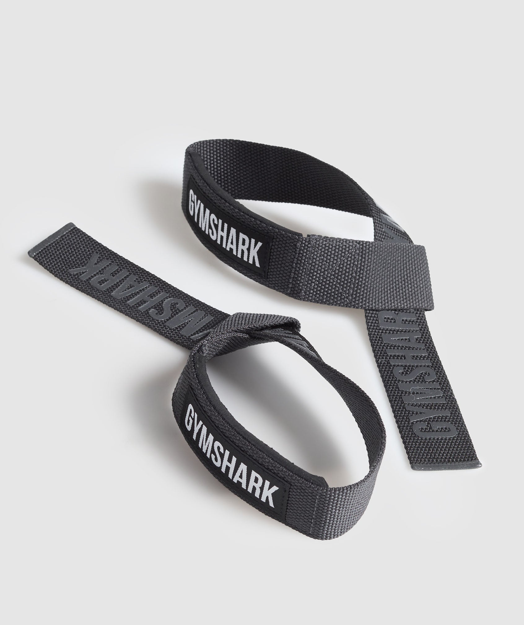 Gymshark Silicone Lifting Straps Onyx Grey