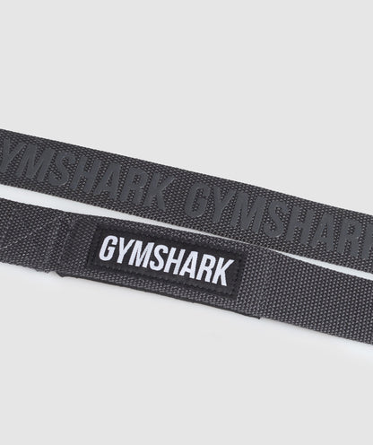 Gymshark Silicone Lifting Straps Onyx Grey