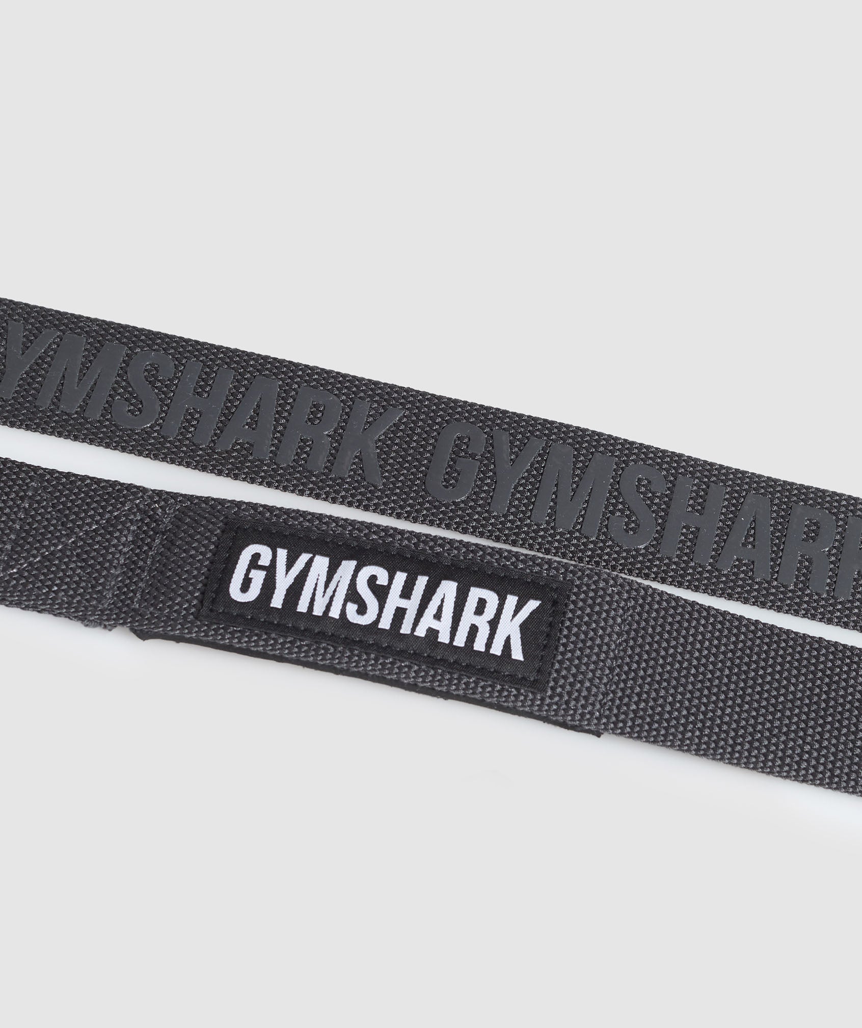 Gymshark Silicone Lifting Straps Onyx Grey