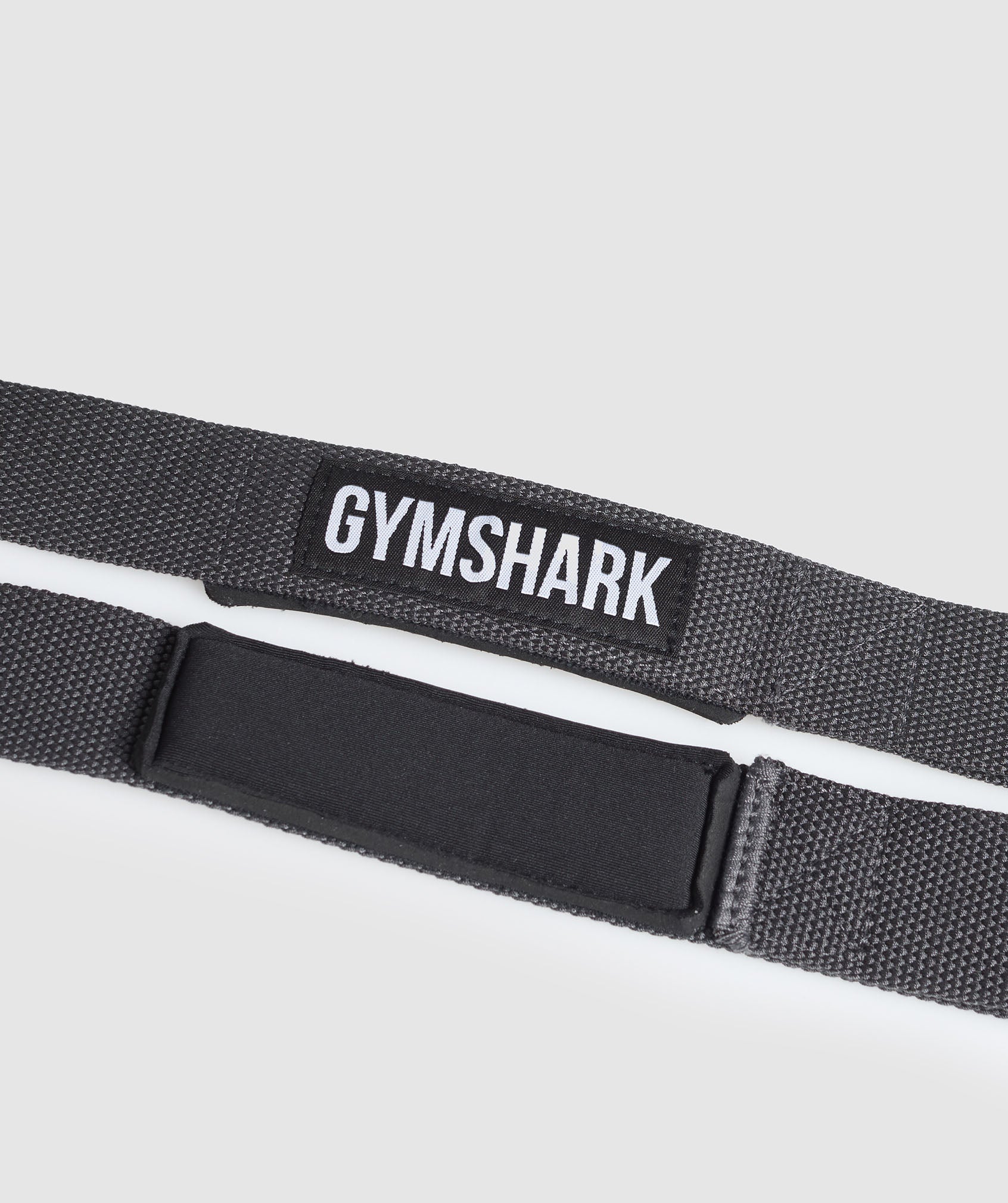 Gymshark Silicone Lifting Straps Onyx Grey
