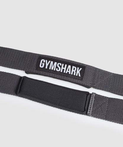 Women's Gymshark Silicone Lifting Straps Onyx Grey