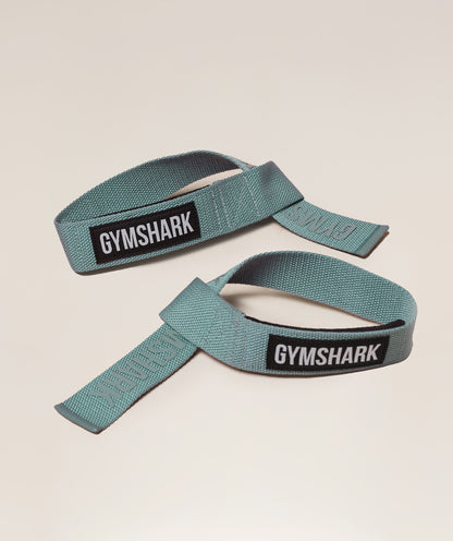 Women's Gymshark Silicone Lifting Straps Rest Blue