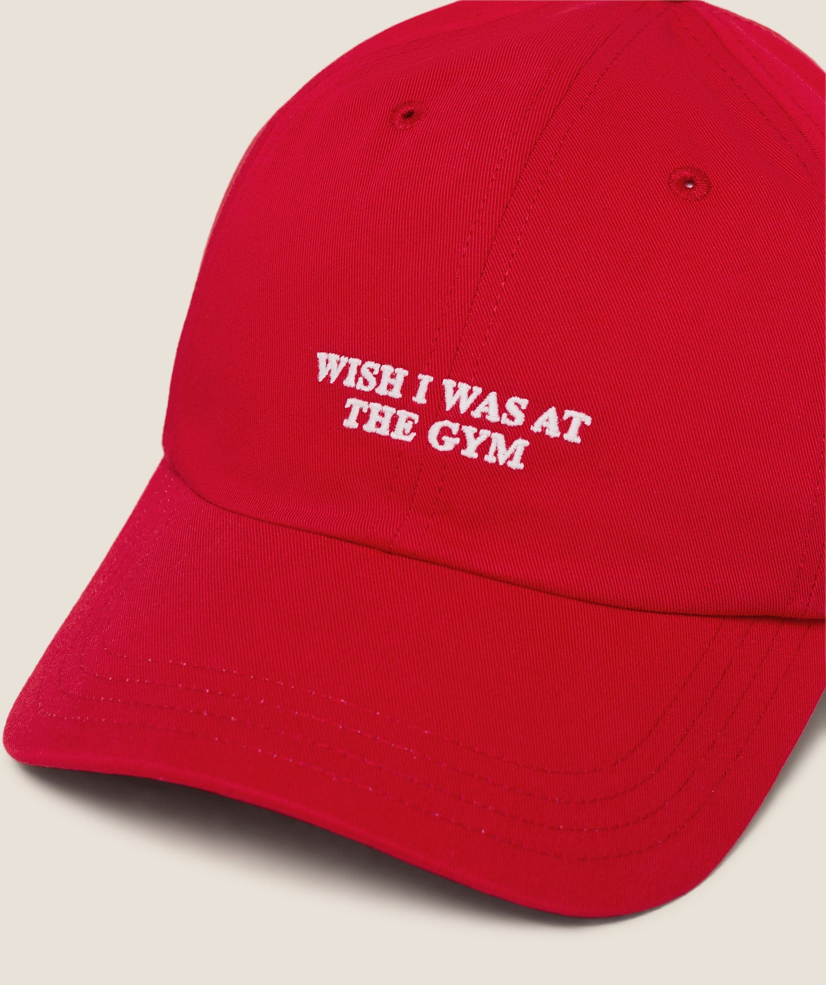 Women's Gymshark Slogan Cap Carmine Red