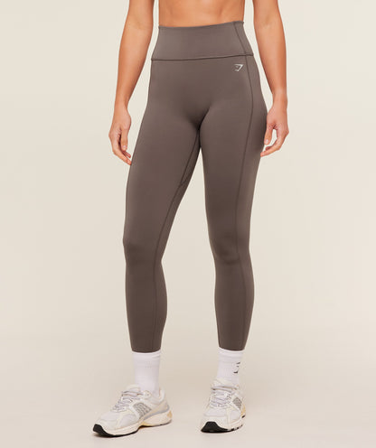 Women's Gymshark Legacy Leggings Cool Brown