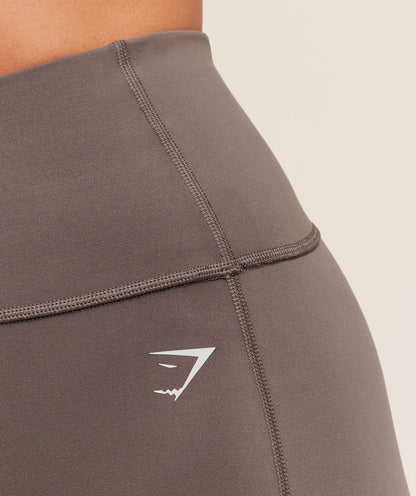 Women's Gymshark Legacy Leggings Cool Brown