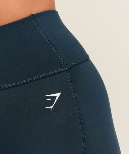 Women's Gymshark Legacy Leggings Deep Petrol Blue