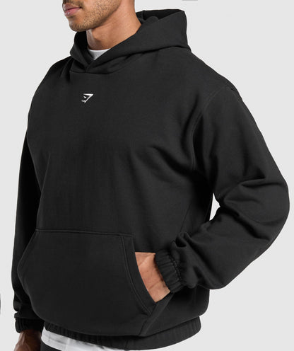 Gymshark Rest Day Essentials Hoodie Black