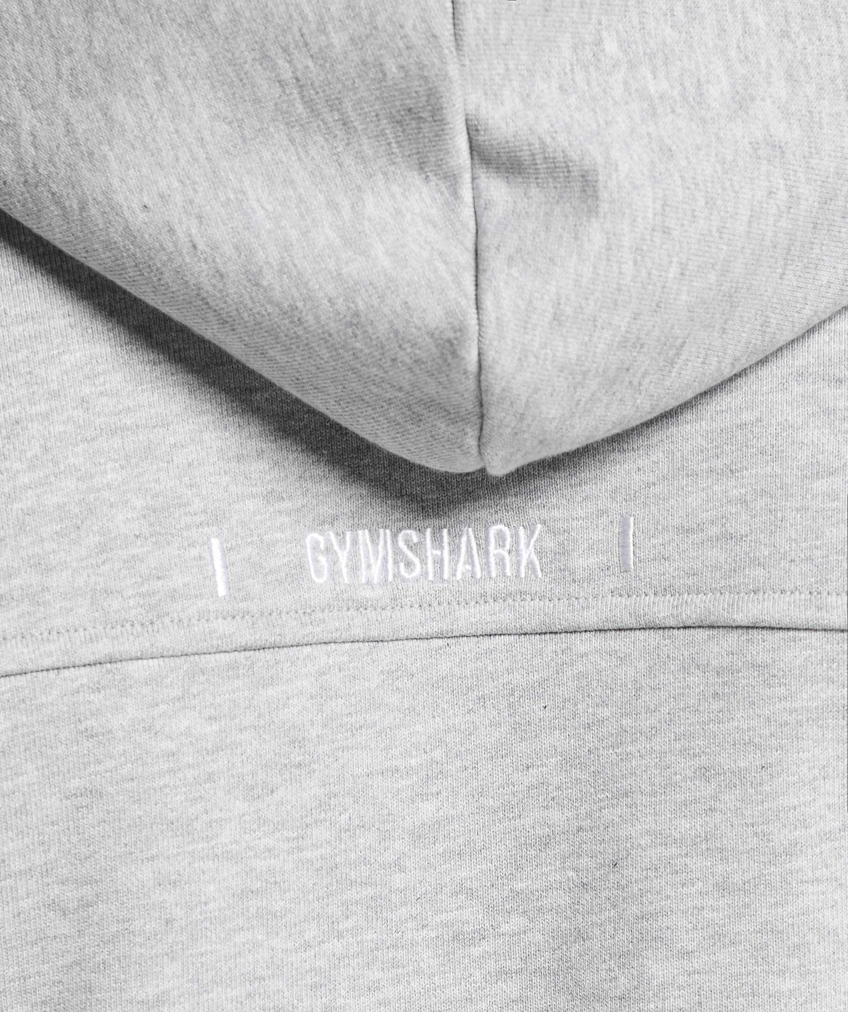 Gymshark Rest Day Essentials Hoodie Light Grey Core Marl
