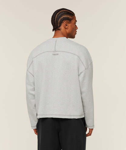 Gymshark Re-Rack Crew Neck Pullover Bros Soft Grey Marl