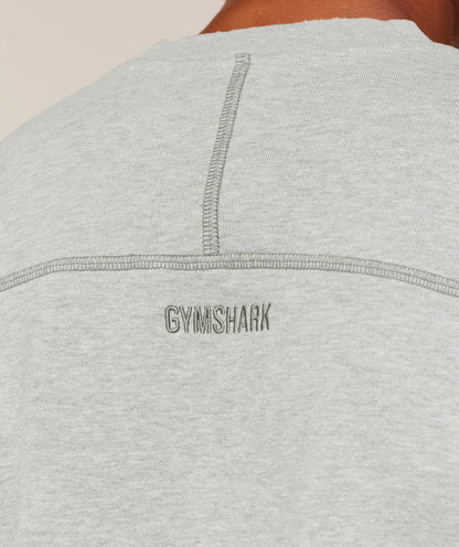 Gymshark Re-Rack Crew Neck Pullover Bros Soft Grey Marl