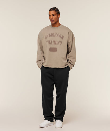 Gymshark Re-Rack Crew Neck Pullover Lifestyle Brown