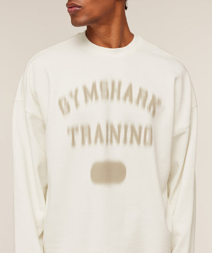 Gymshark Re-Rack Crew Neck Pullover Gs Soft White
