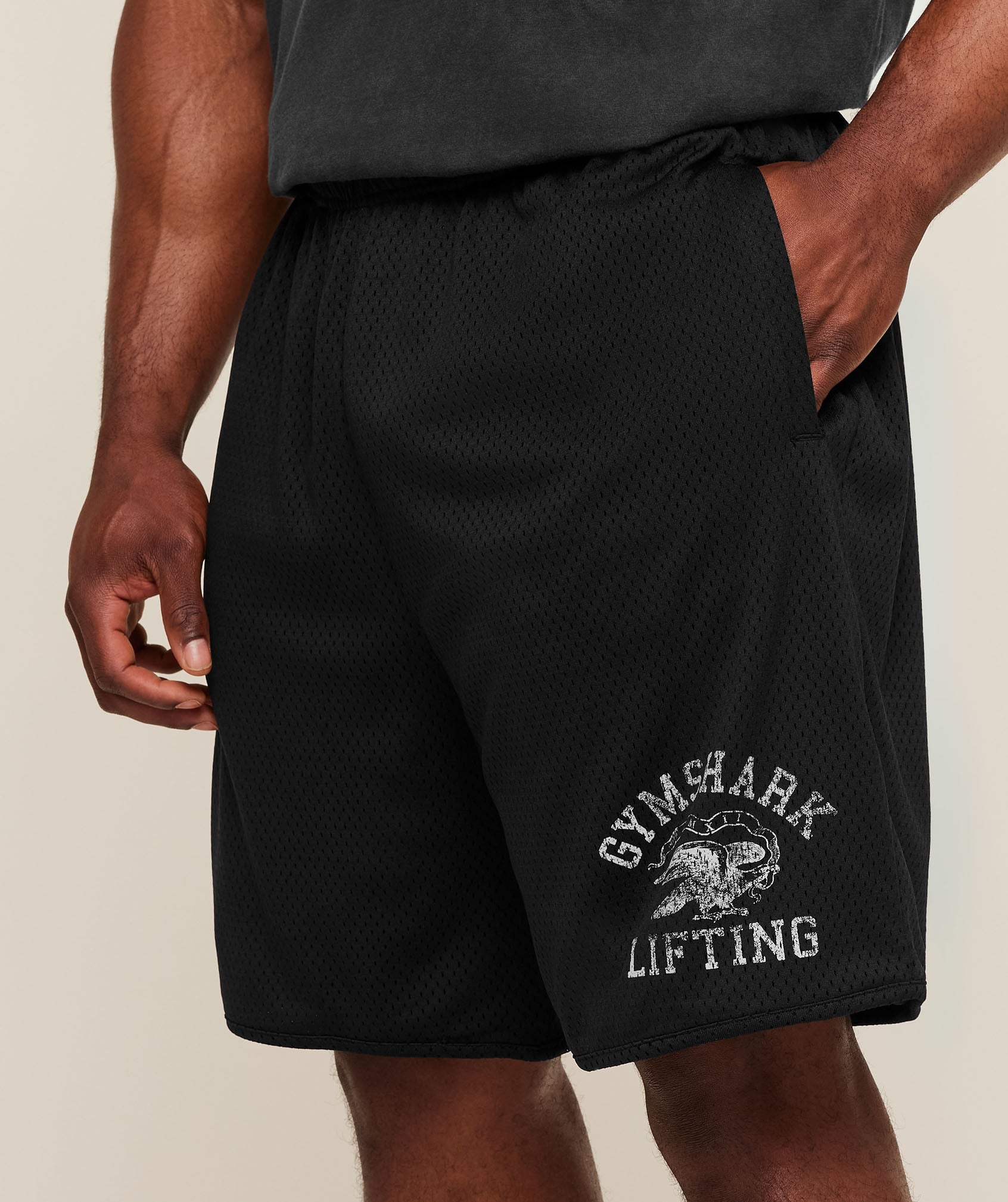 Gymshark Collective Mesh Shorts Black