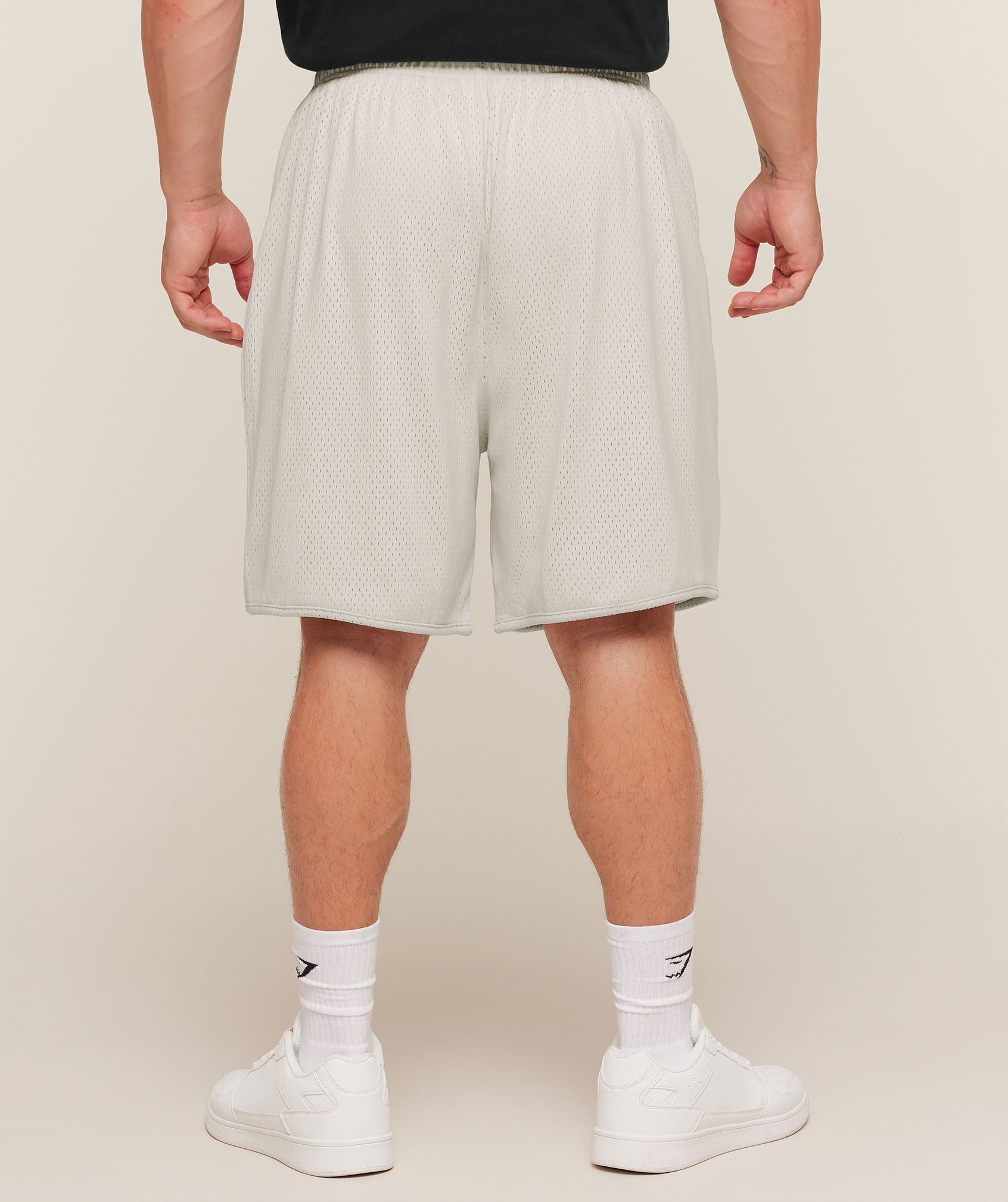 Gymshark Collective Mesh Shorts Tinted White