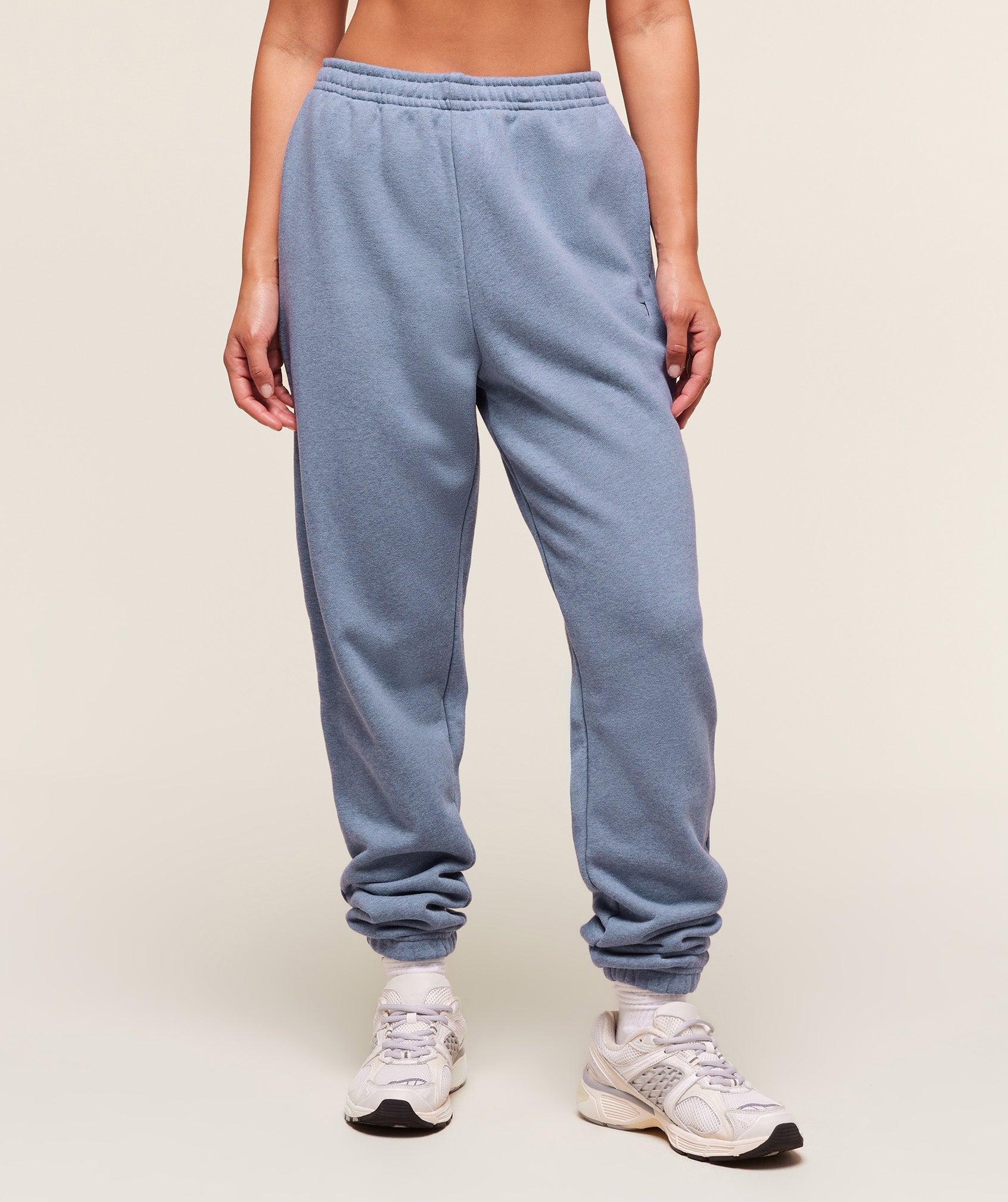 Women's Gymshark Rest Day Sweats 2.0 Joggers Bros Worn Blue Marl