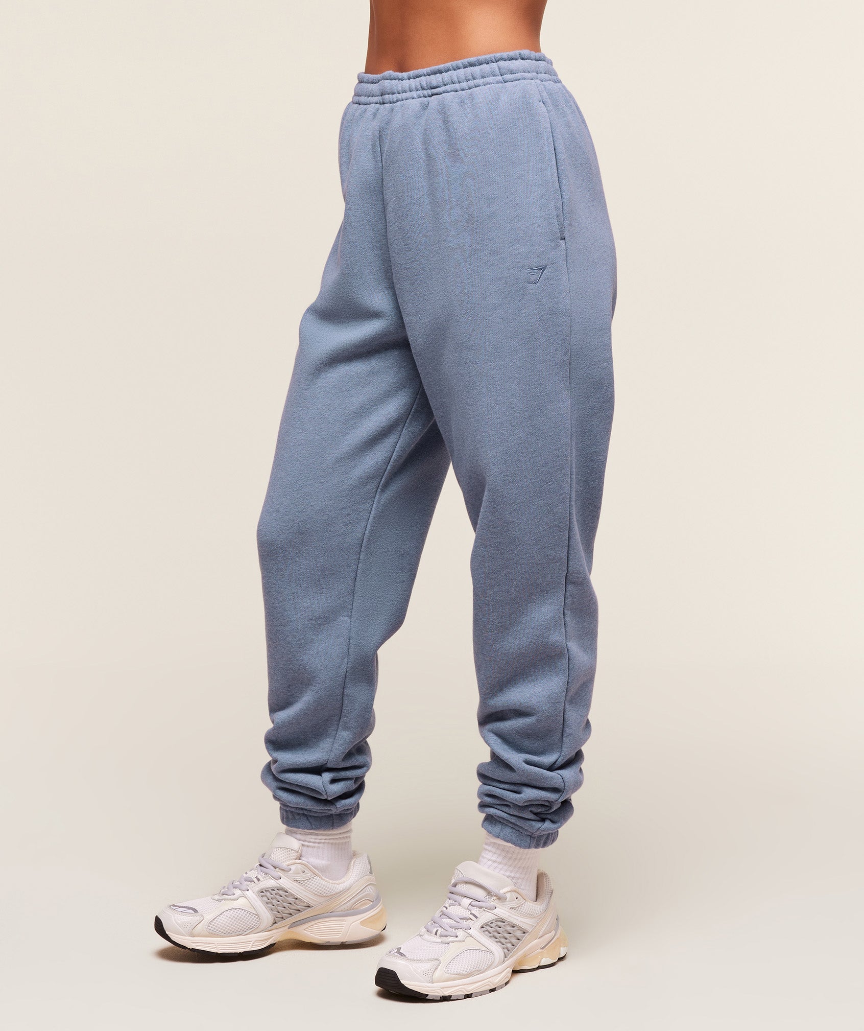 Women's Gymshark Rest Day Sweats 2.0 Joggers Bros Worn Blue Marl