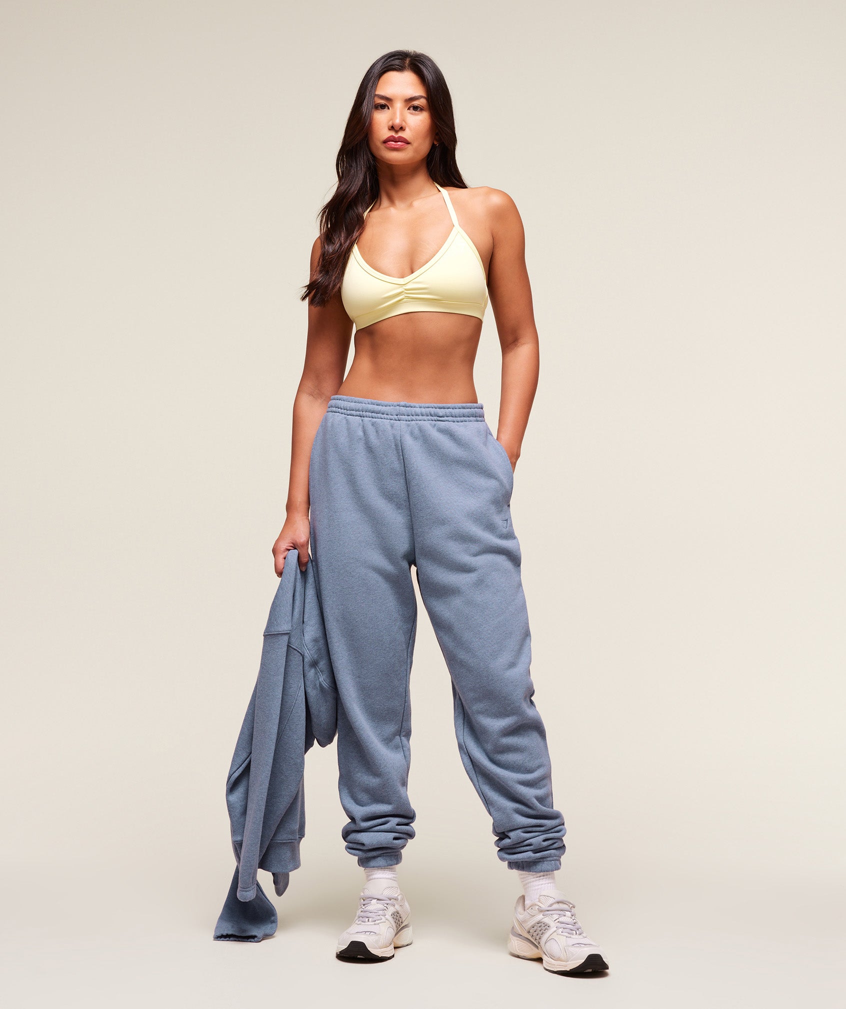 Women's Gymshark Rest Day Sweats 2.0 Joggers Bros Worn Blue Marl