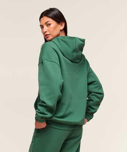 Women's Gymshark Rest Day Sweats 2.0 Oversized Hoodie Lift Green