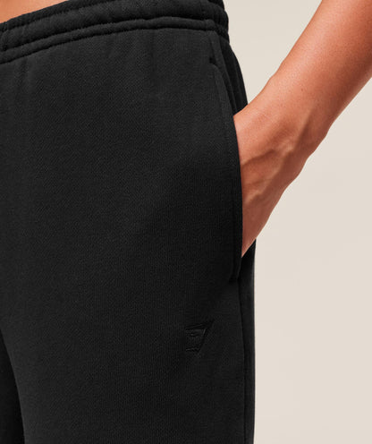 Women's Gymshark Rest Day Sweats 2.0 Wide Leg Jogger Black