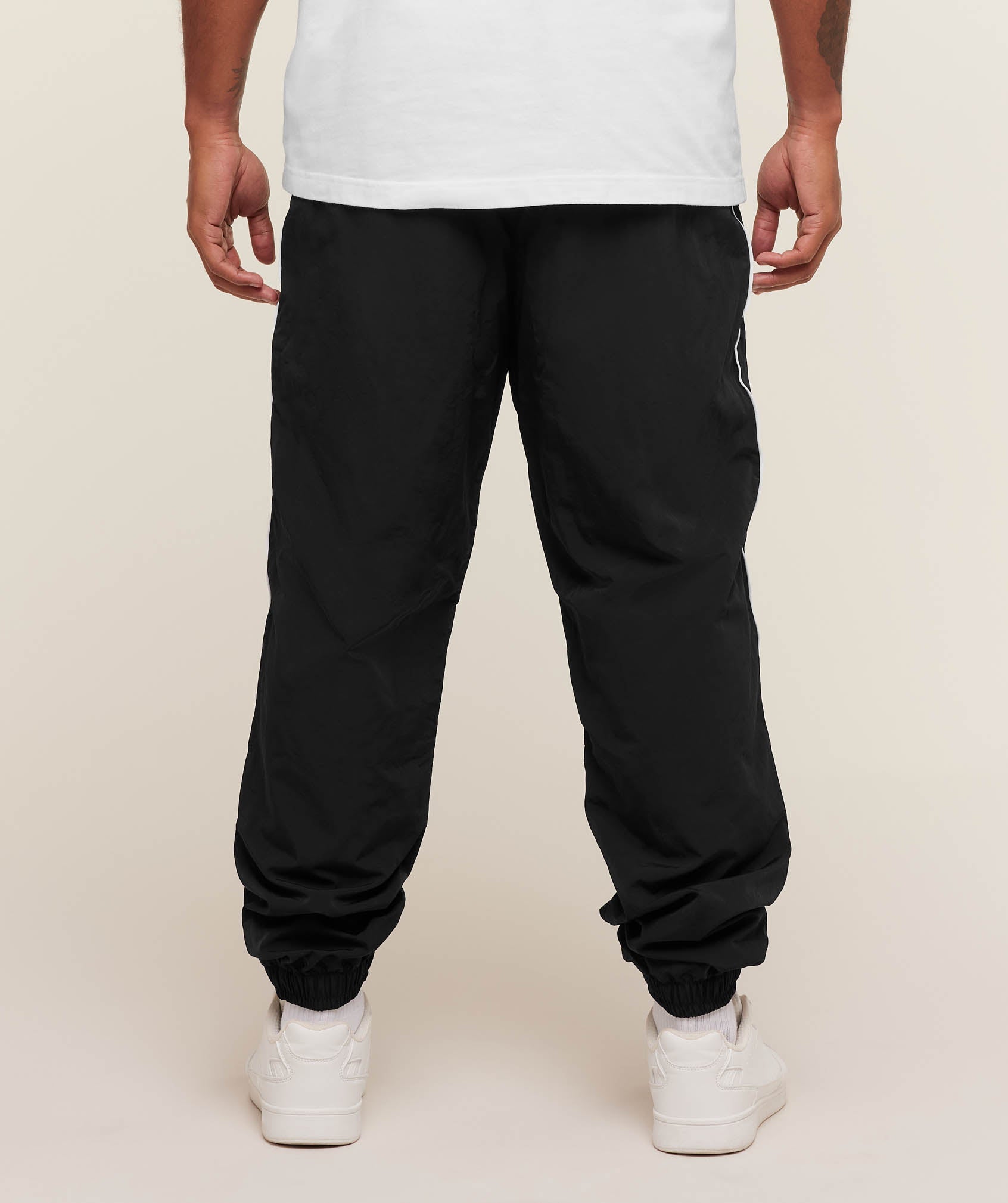 Gymshark Retro Shell Track Pants Black