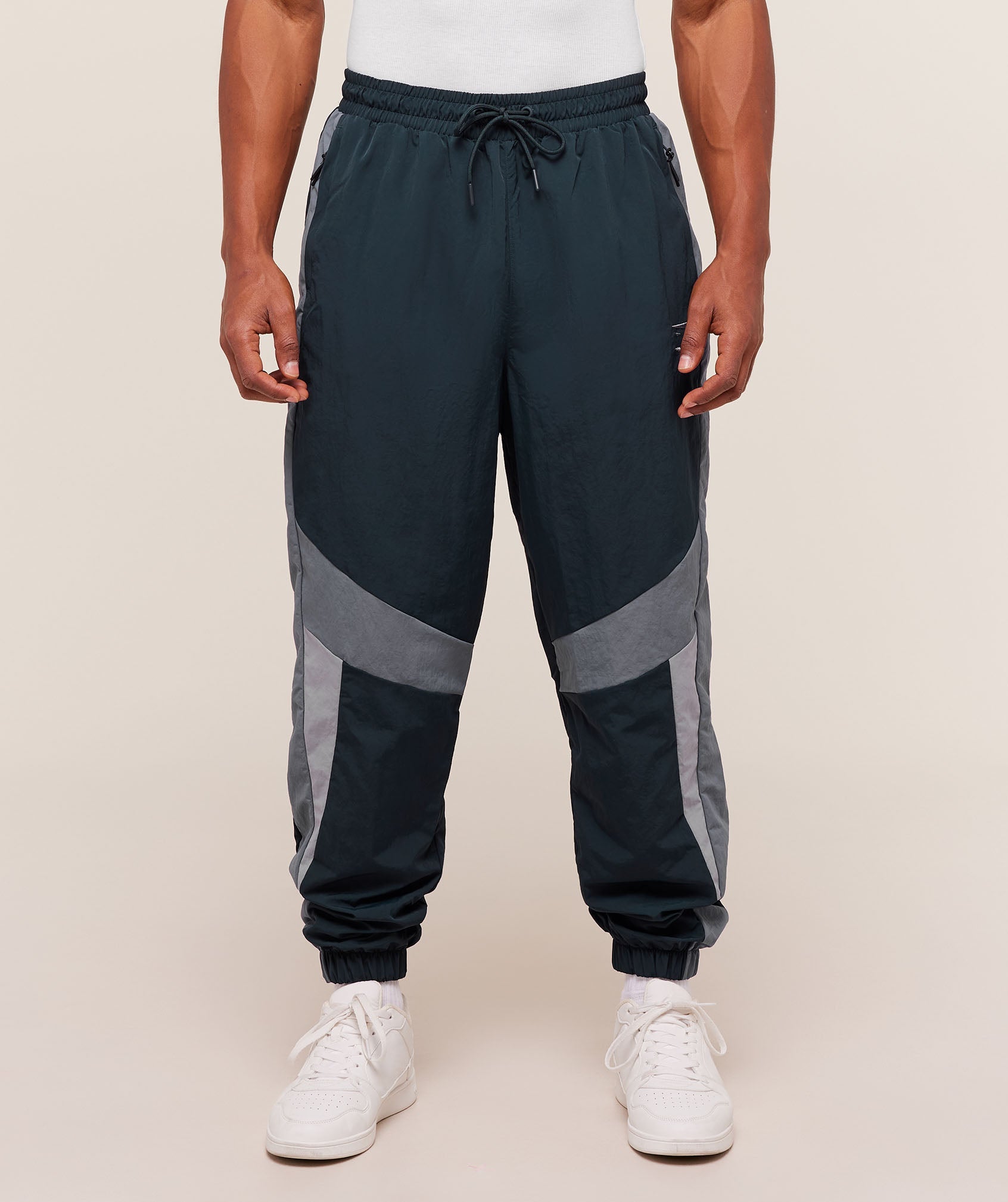 Gymshark Retro Track Pants Deep Petrol Blue
