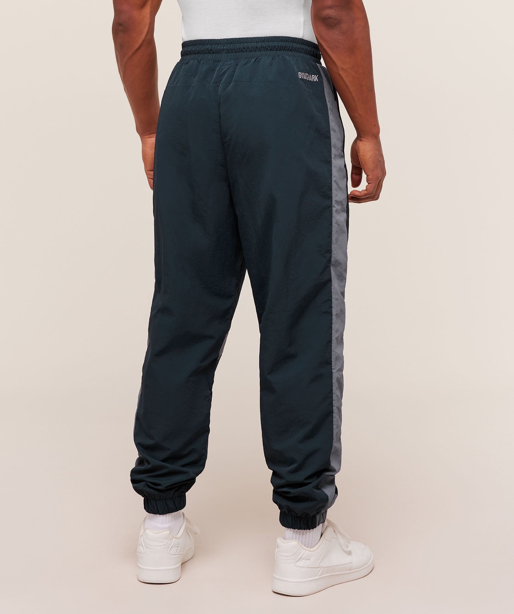 Gymshark Retro Track Pants Deep Petrol Blue