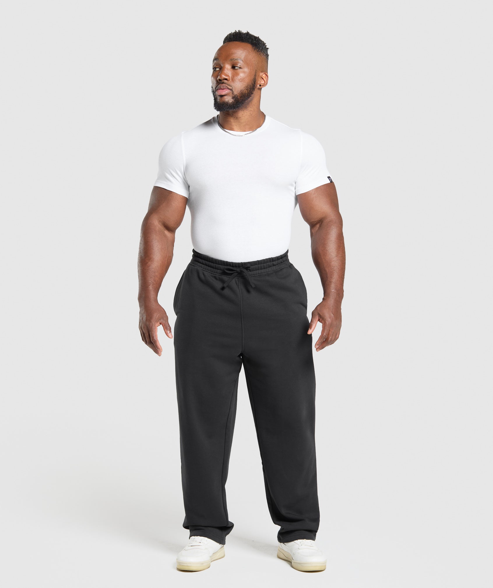 Gymshark Ribbed T-Shirt White