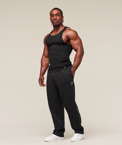 Gymshark Ribbed Tank 1Pk Black
