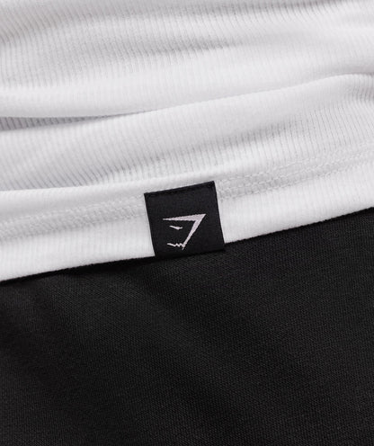 Gymshark Ribbed Tank 1Pk White