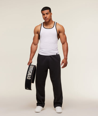 Gymshark Ribbed Tank 1Pk White