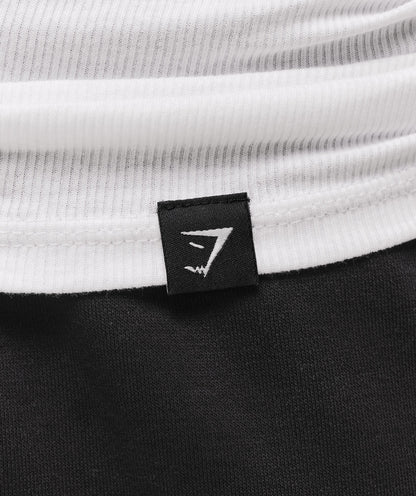 Gymshark Ribbed Tank 1Pk White