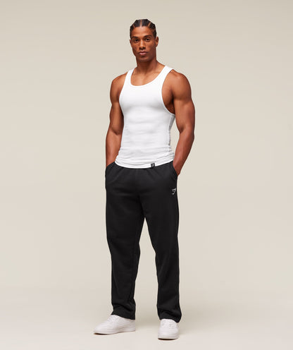 Gymshark Ribbed Tank 1Pk White
