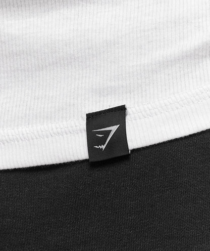 Gymshark Ribbed Tank 3 Pack White