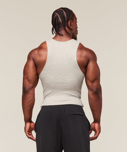 Gymshark Ribbed Tank 3Pk White