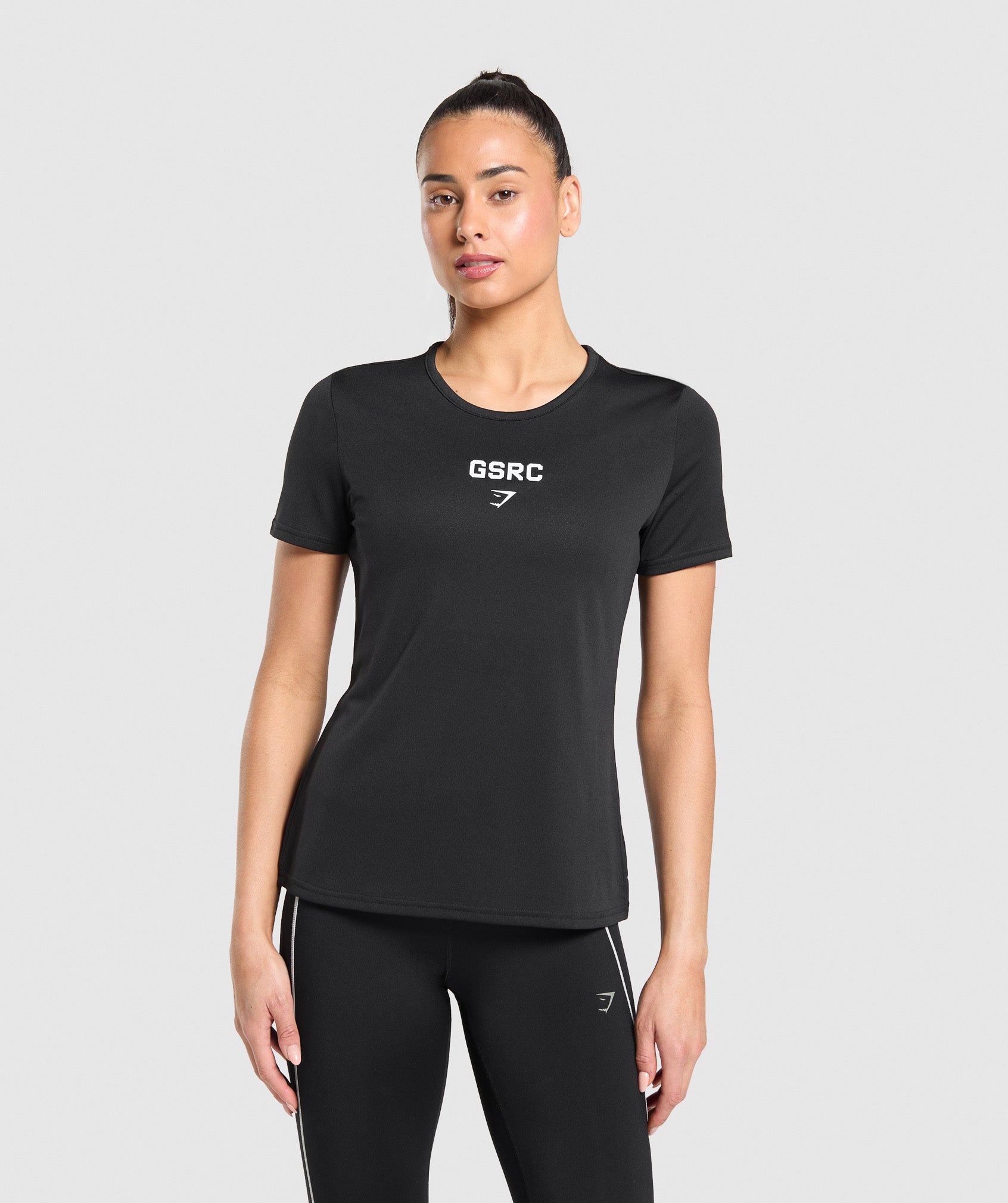 Women's Gymshark Run Club Graphic T-Shirt Black