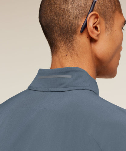Gymshark Running Elite 1/4 Zip Titanium Blue