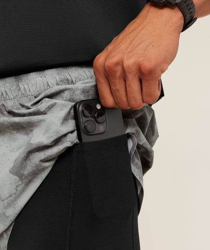 Gymshark Running Elite 2 In 1 5" Shorts Smokey Grey