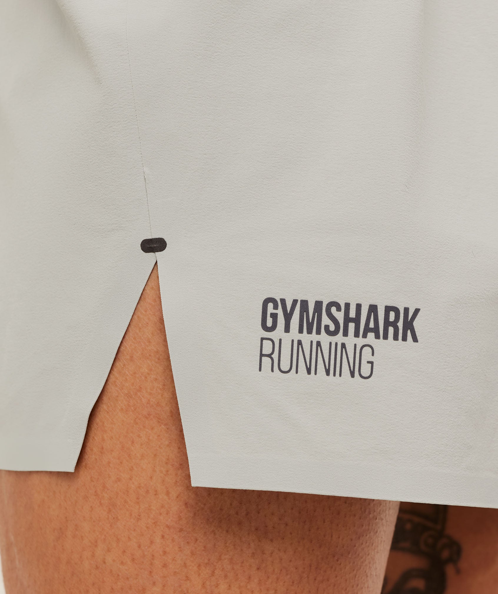Gymshark Running Elite 5" Short Stone Grey