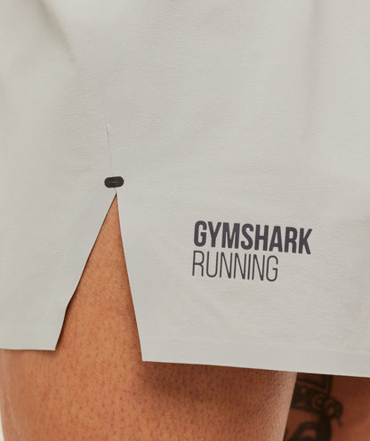 Gymshark Running Elite 5" Short Stone Grey