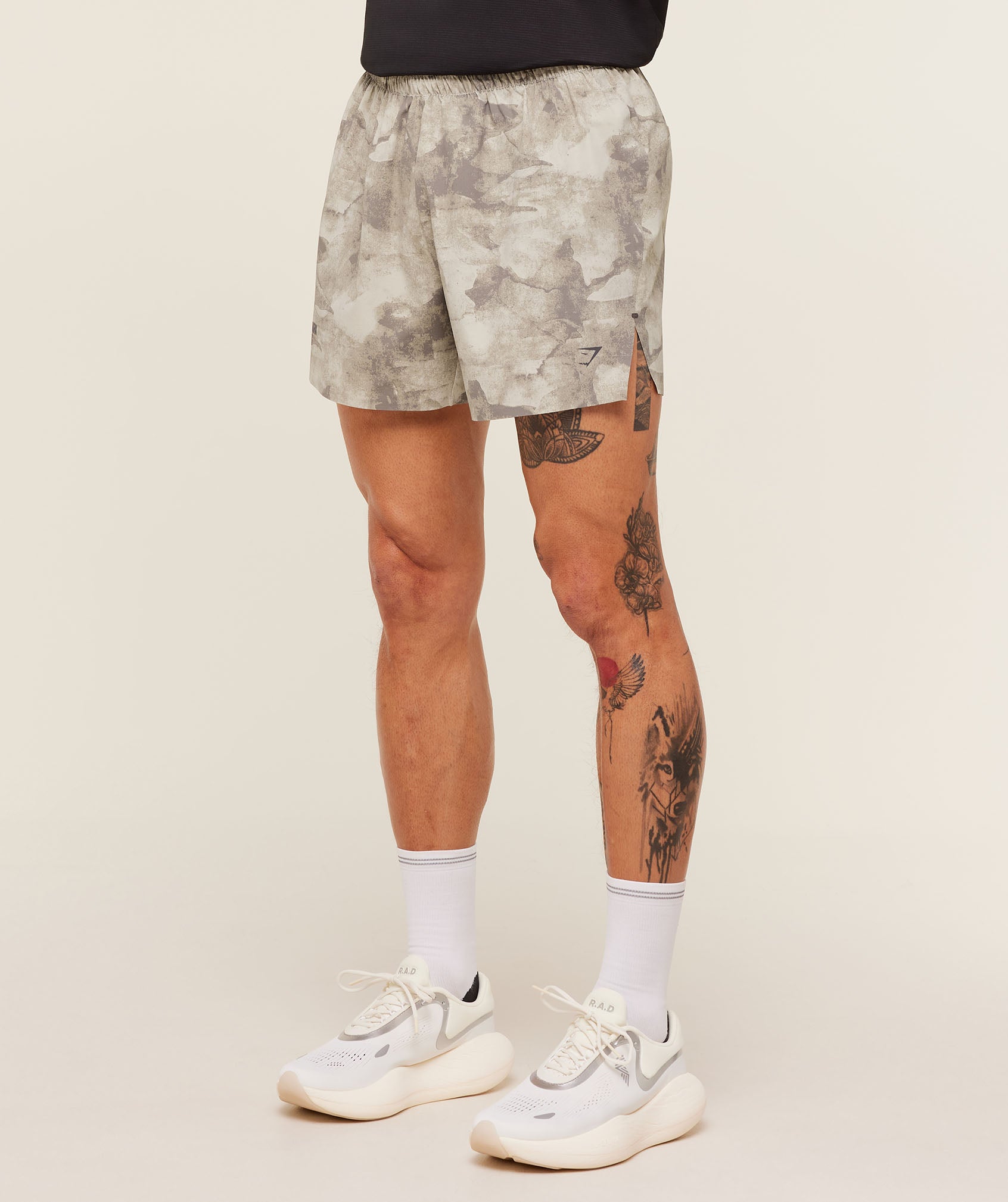 Gymshark Running Elite 5" Short Pebble Grey