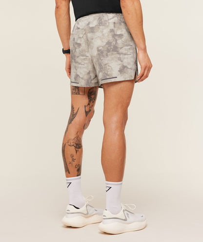 Gymshark Running Elite 5" Short Pebble Grey