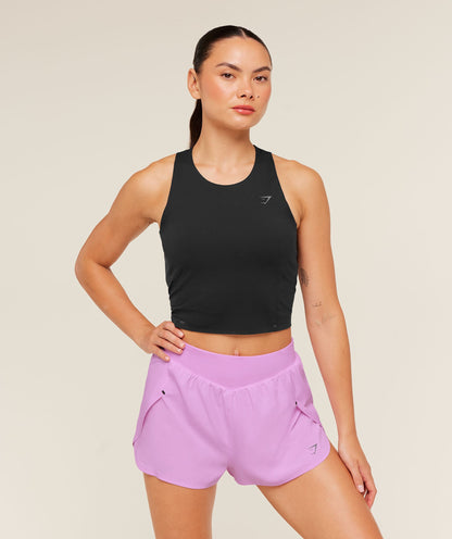 Women's Gymshark Running Elite Bodyfit Tank Black